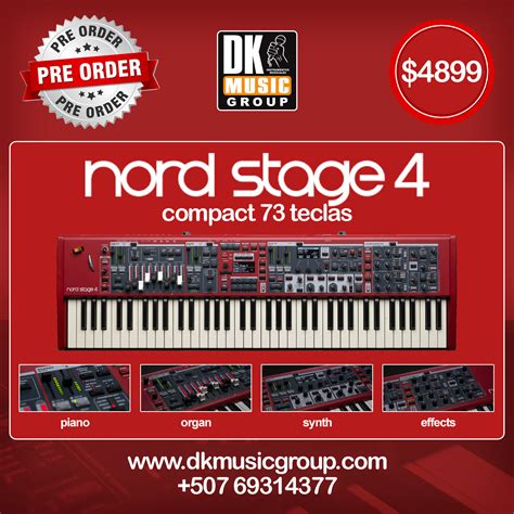 Nord Stage Compact Teclas Dk Music Group