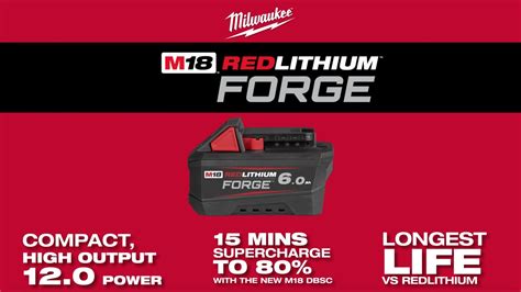 Milwaukee M18 Forge 60ah Battery Youtube