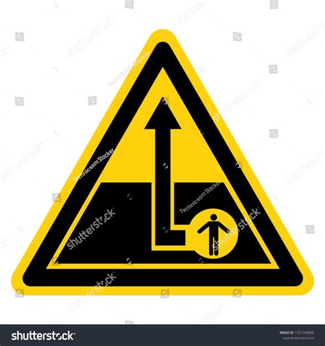 Warning Confined Space Symbol Sign Vector Stock Vector (Royalty Free ...