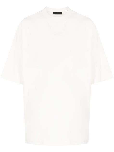 Fear Of God Essentials Essentials Logo Print Cotton T Shirt Farfetch