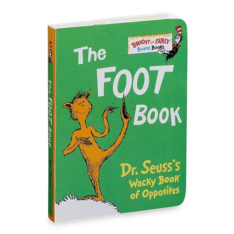 Dr Seuss Foot Book With Images Dr Seuss Books Dr Suess Books