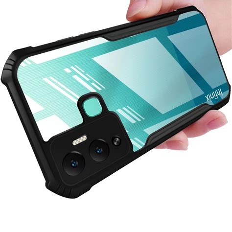 Caixa Acrílica Transparente À Prova De Choque Infinix HOT Play NFC i S S i Pro