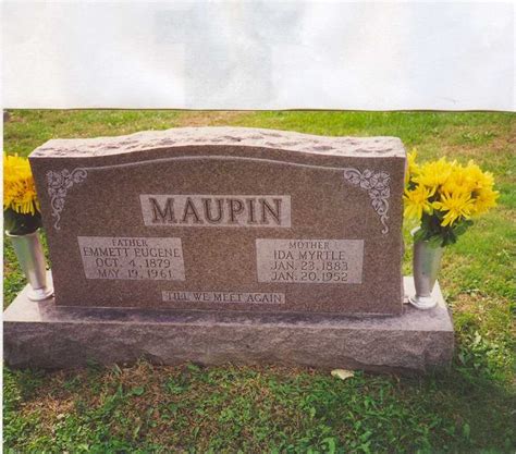 Emmett Eugene Maupin Memorial Find A Grave