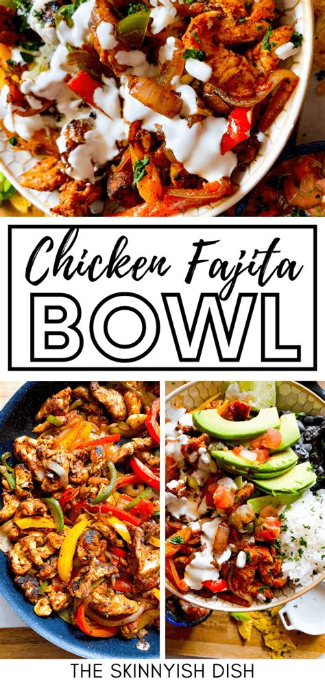 Healthy Chicken Fajita Bowls Artofit