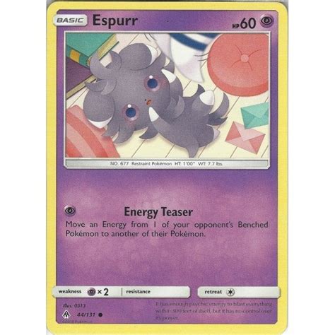 Pokemon Trading Card Game Espurr Common Sm Forbidden