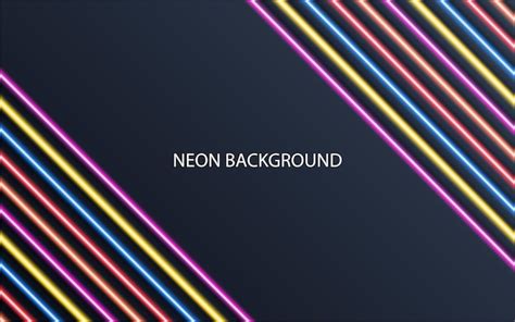 Premium Vector Modern Neon Background