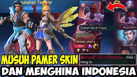 KARMA MUSUH TOP GLOBAL MENGHINA INDONESIA DAN PAMER SKIN MAHAL N