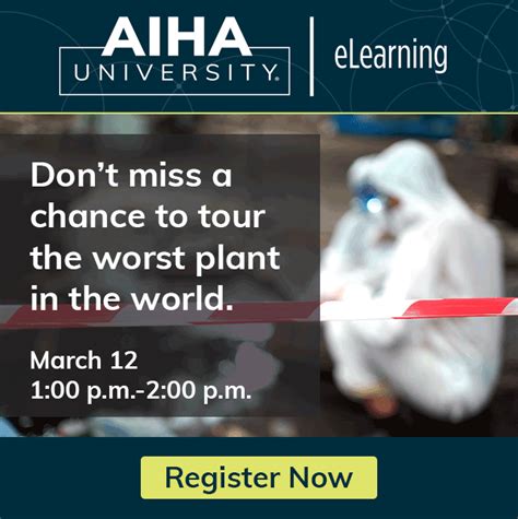 American Industrial Hygiene Association Aiha On Linkedin Worstplant