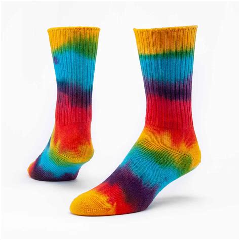 Organic Cotton Crew Sock Tie Dye Maggies Organics