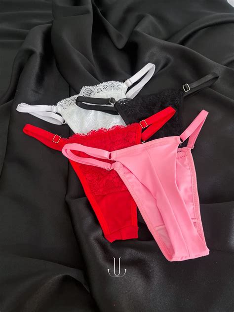 Tanga De Regulagem Claire Ju Lingerie Lingeries Sensuais Conforto E Desejo Em Cada Detalhe