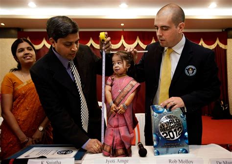 Jyoti Amge of India crowned world's shortest woman