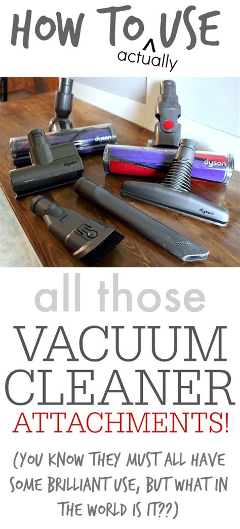 How to Actually use all Those Vacuum Cleaner Attachments! | The Creek ...