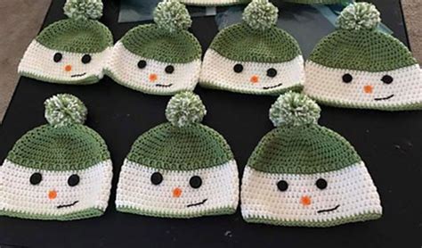 Happy Snowman Hats Free Crochet Pattern - Your Crochet