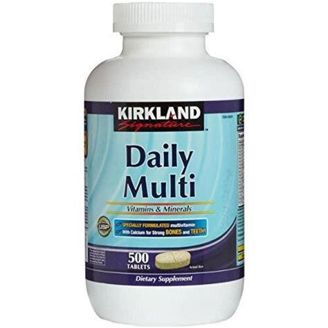 Costco Kirkland Signature Daily Multi Vitamins And Minerals Tablets Pack Of 500 On Onbuy