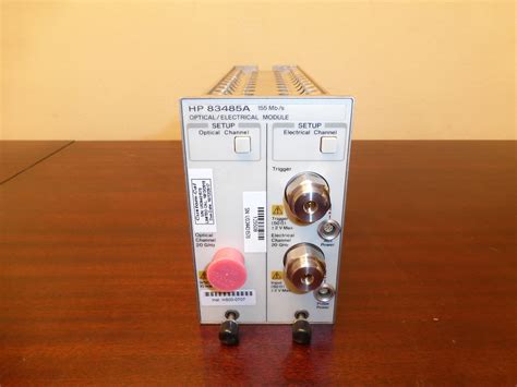 Agilent Hp 83485a 20 Ghz Optical Electrical Module For 83480 86100