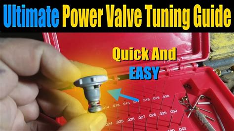 Holley Power Valve Tuning Everything You Need To Tune Your Power Valve