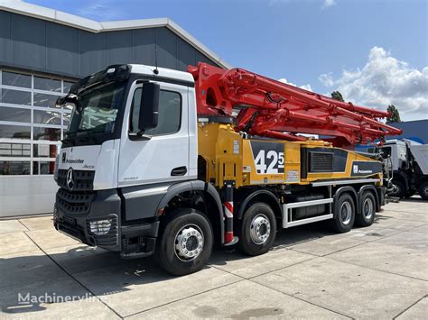 Pompa Do Betonu Putzmeister Na Podwoziu Mercedes Benz Arocs 4140 Na