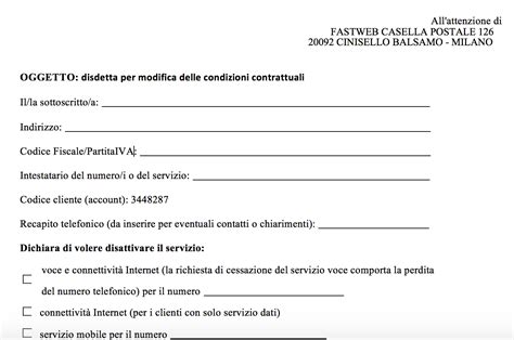 Modello Disdetta Contratto Di Locazione