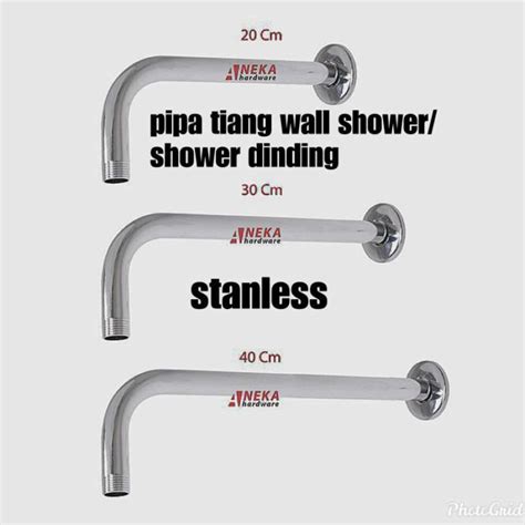 Jual Pipa Wall Shower Cm Tiang Pipa Shower Dinding Di Seller Tokoku