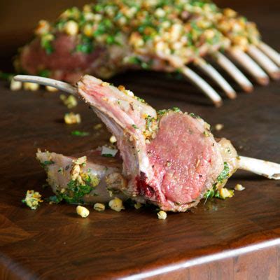 Hazelnut Crusted Rack Of Lamb SippitySup