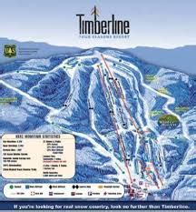 Timberline mountain trail map - SnowBrains