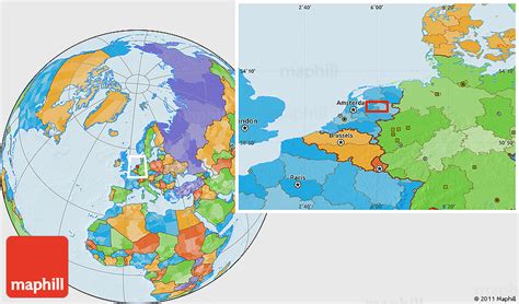 Political Location Map of Dronten