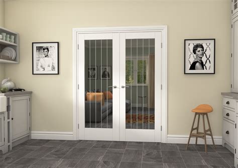 Suffolk White P10 Glazed French Door Set at Vibrant Doors