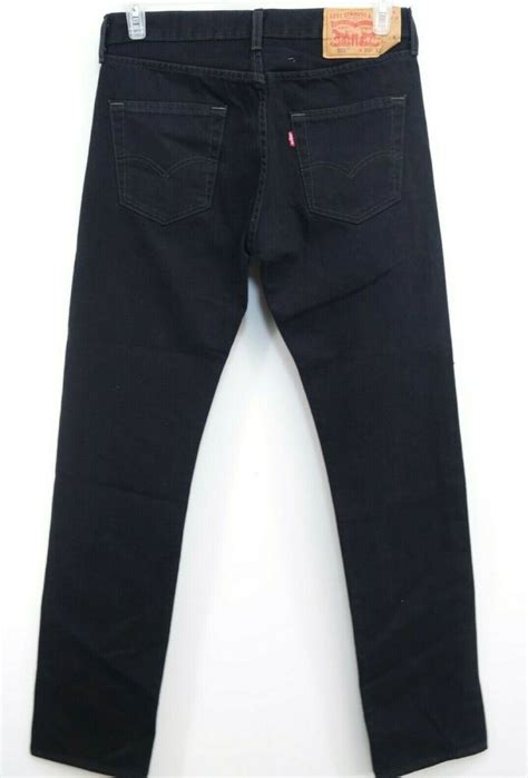 Levis Mens 501 0660 Original Button Fly Straight Leg Denim Jeans Size