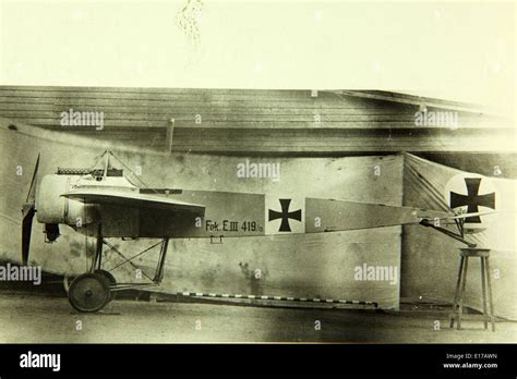 Fokker, E.III, Eindecker Stock Photo - Alamy