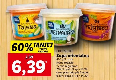 Promocja Zupa Tajska Chef Select W Lidl