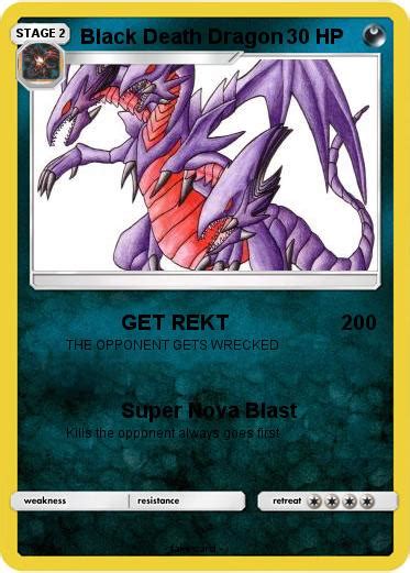 Pokémon Black Dragon 1 1 GET REKT My Pokemon Card