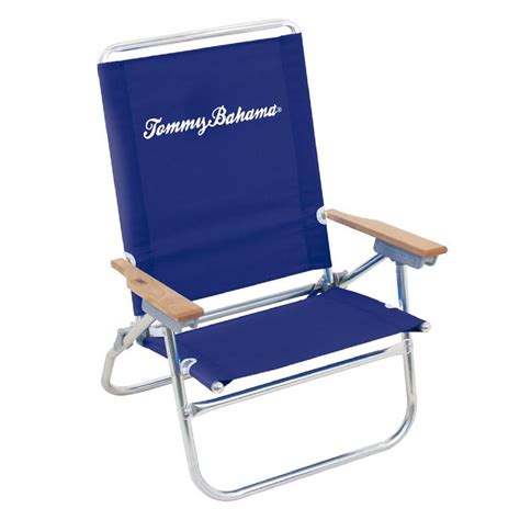 Tommy Bahama Navy Blue Easy In And Out Aluminum And Fabric Reclining 4