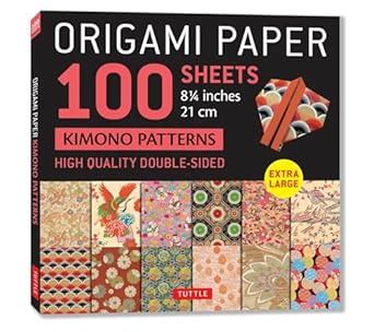 Amazon Origami Paper Sheets Japanese Kimono Tuttle Studio Origami