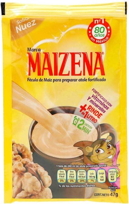 Maizena F Cula De Ma Z Sabor Nuez Gr Paquete De El Empaque