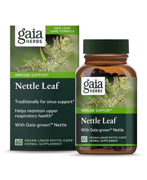 Gaia Herbs Nettle Leaf Immune Respiratory And Sinus Support