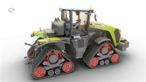 CLAAS XERION 12650 Terra Trac Polygonish 3D Model Store