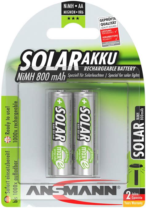 Ansmann Hr Solar Maxe Oplaadbare Aa Batterij Penlite Nimh Mah