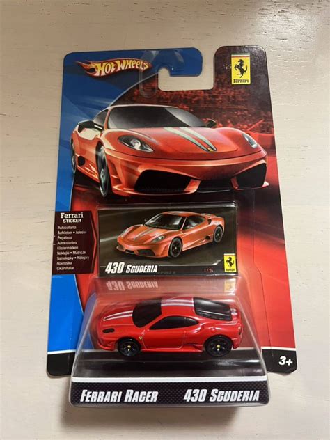 やや傷や汚れありホットウィール フェラーリ 430スクーデリア フェラーリレーサー Hot Wheels Ferrari