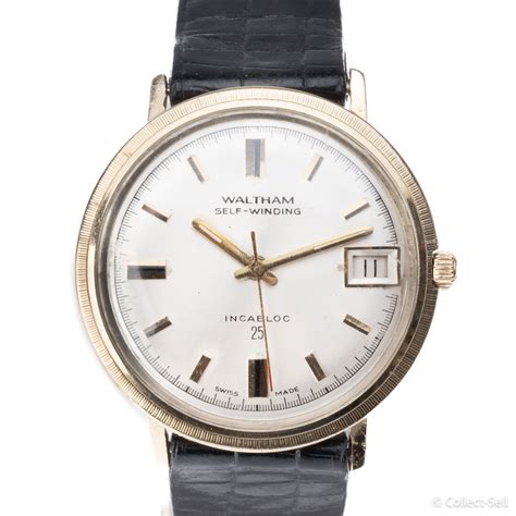 Waltham Self Winding 14k Gold Mechanical Wrist Watch Buy Collect Sell