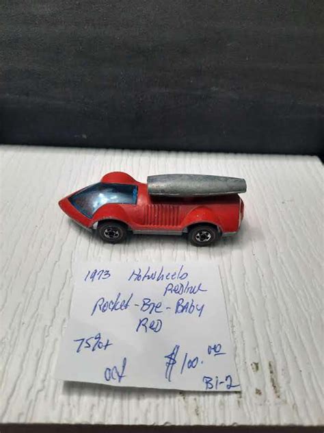 Hot Wheels Redline Rocket Bye Baby Red Etsy