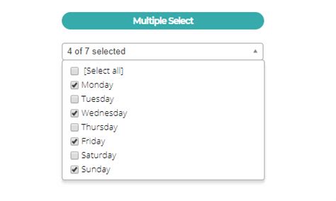 Implementing A Filterable Multiple Select With Checkboxes Using The