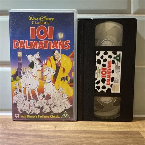 Dalmatians Walt Disney Classics Pal Vhs Video Tape Cassette Eur