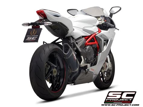 Pot D Chappement Homologu Sc Project Sc R En Carbone Pour Mv Agusta