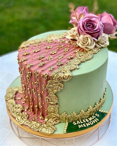 Stunning One Tier Cake Ideas For Pre Wedding Functions Shaadiwish