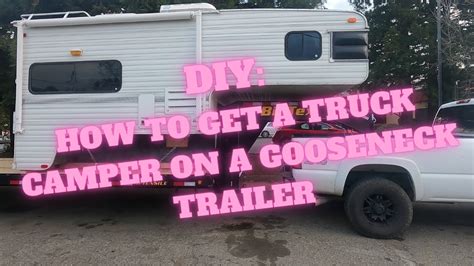 Crawler Hauler Diy Install A Cabover Truck Camper On A Gooseneck