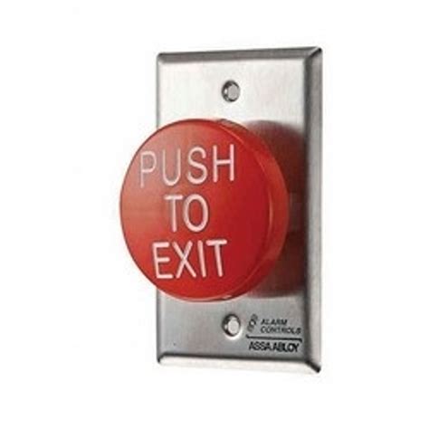 Push To Exit Button Pneumatic Time Delay Mushroom 1 Gang Push To Exit Label 1no 1nc 2