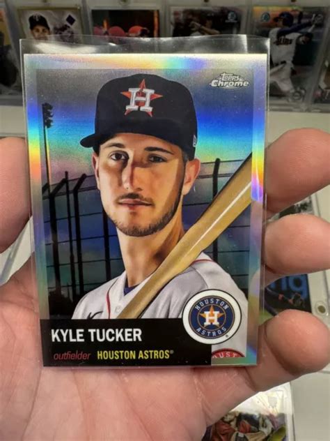 2023 TOPPS CHROM Jubiläum Kyle Tucker Refraktor SP Houston Astros EUR