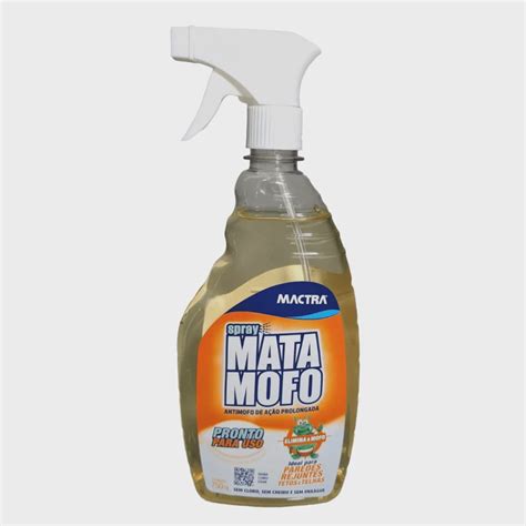 Spray Mata Mofo Mactra 750 ml Anti Mofo e Bolor Ação Prolongada