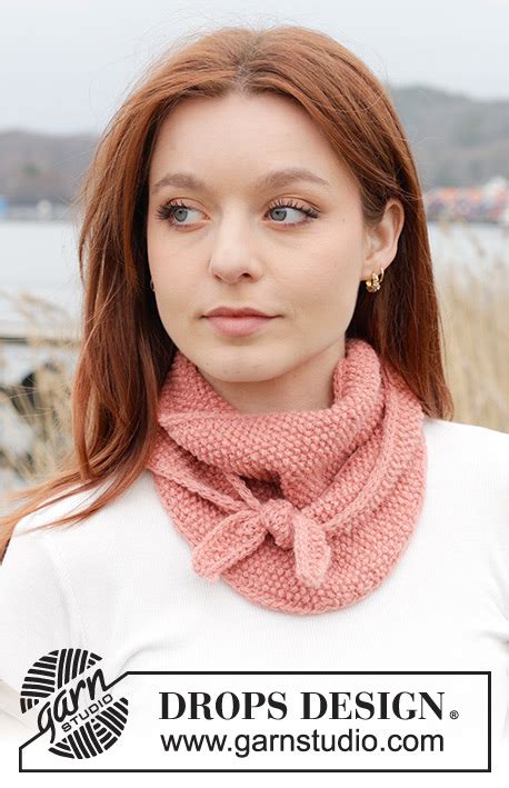 Pretty Peach Shawl DROPS 242 21 Free Knitting Patterns By DROPS Design