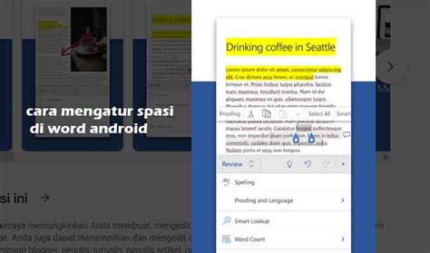 Cara Mengatur Spasi Di Word Android Homecare
